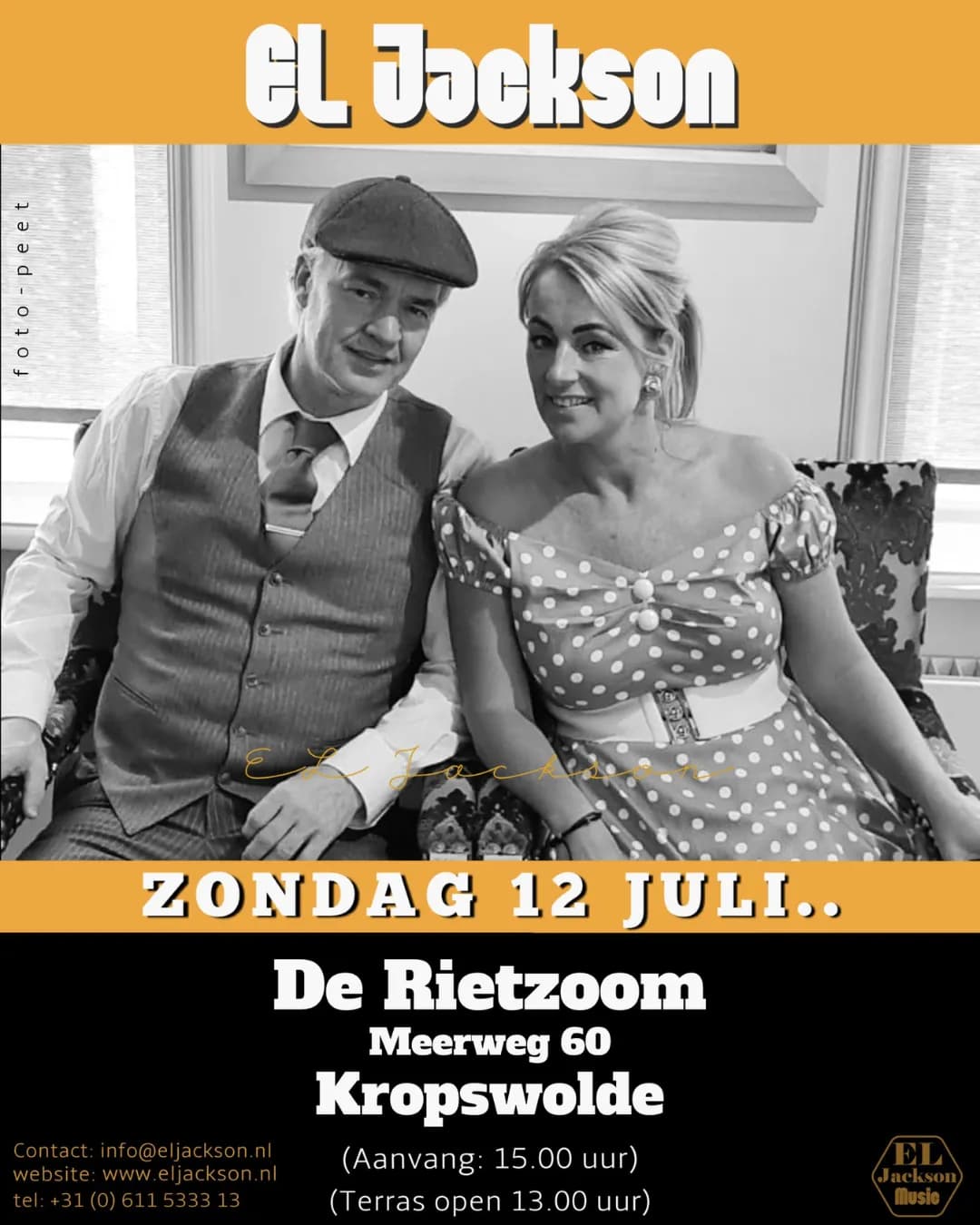 Foto van evenement El Jackson Live @ Paviljoen De Rietzoom