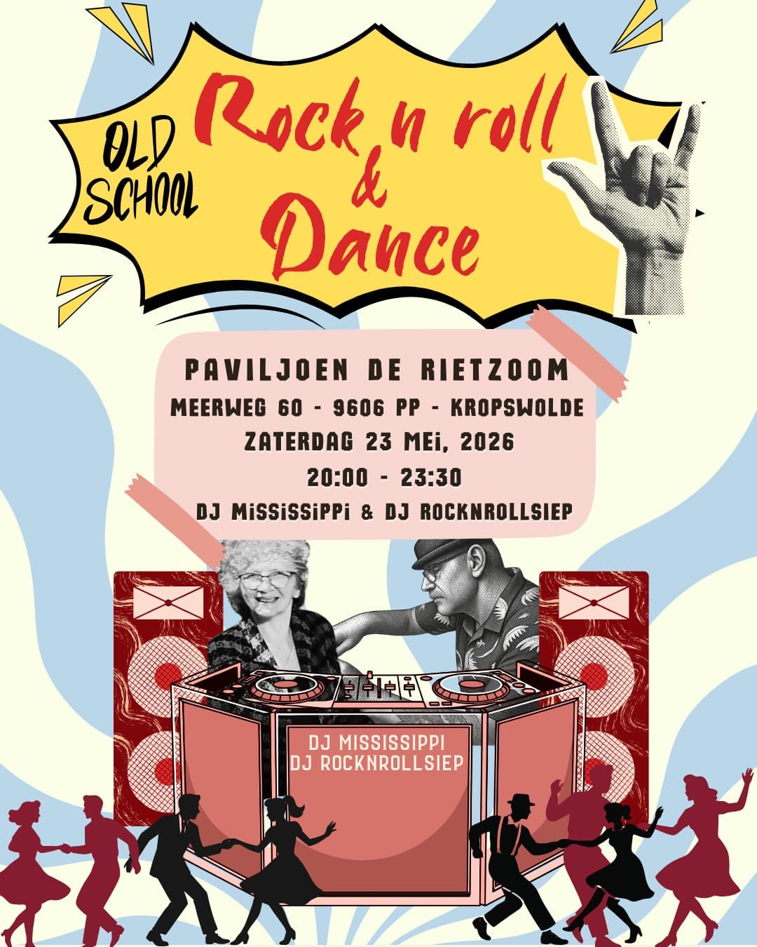 Foto van evenement Old School Rock βn Roll & Dance @ De Rietzoom