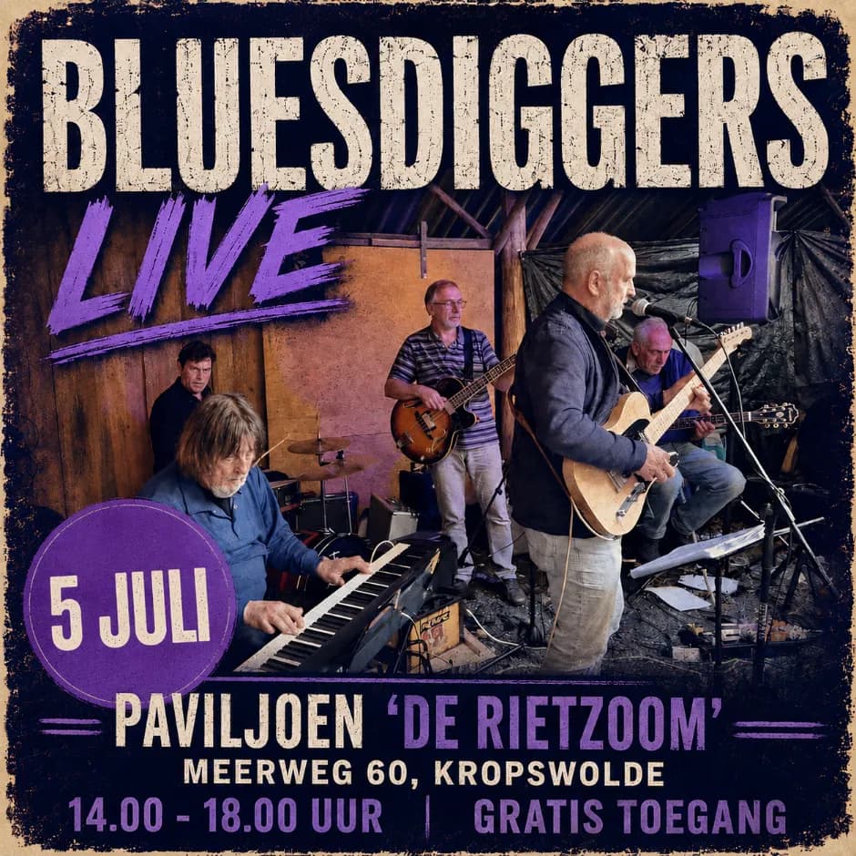 Foto van evenement Bluesdiggers Live @ De Rietzoom