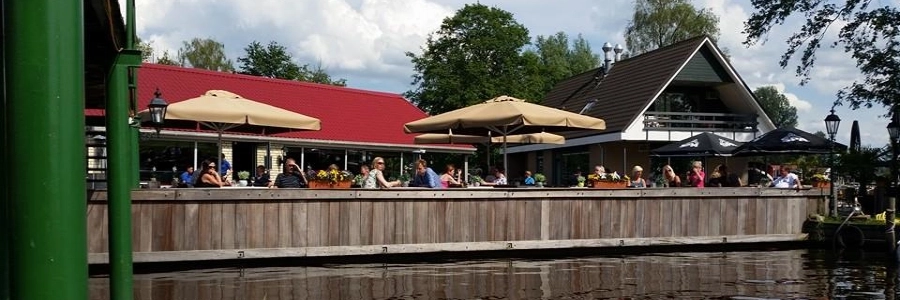 foto van het terras